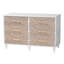 Commode 6 tiroirs Baxton Studio Louetta