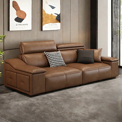 American modern and simple straight-row sofa