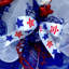 Couronne patriotique, fusées célestes en vol