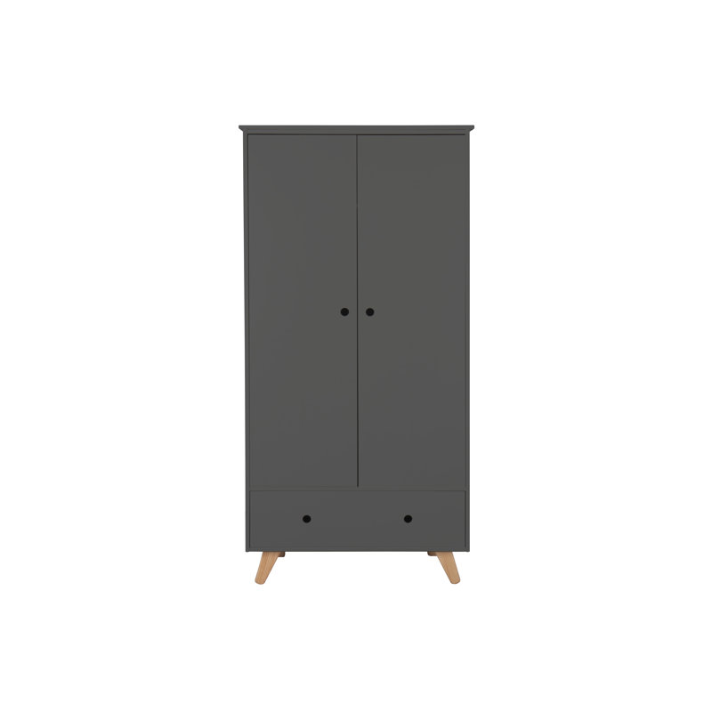 Bagley 2 Door Wardrobe, Grey
