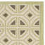 Tapis intérieur / extérieur vert / beige à motif géométrique Arneshia-330220361
