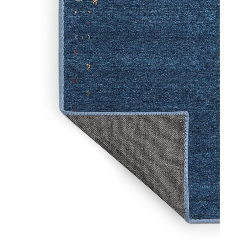 Tapis de zone violet/rouge contemporain, Rectangle 5 pi x 7 pi