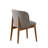 Abrey Upholstered Armchair with Wooden Base-92622509-92622507