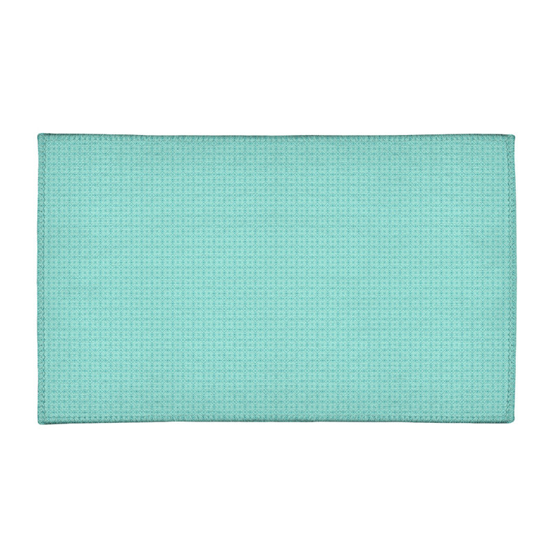 Tapis de zone bleu napperon monochrome, Rectangle 2 pi x 3 pi