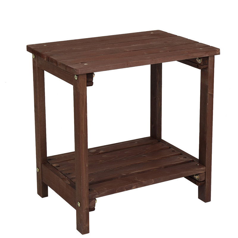 Mcginnis Solid Wood End Table