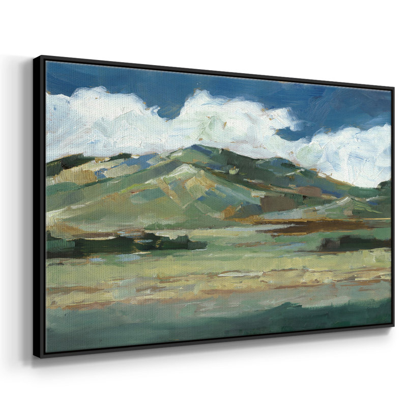 Western Sky II, reproduction d'art sur toile, Noir, H 27 po x l 41 po x P 2 po