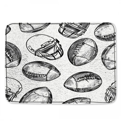 Tapis de bain Football