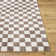Machine Washable Shaggy Boho Dark Brown Area Rug