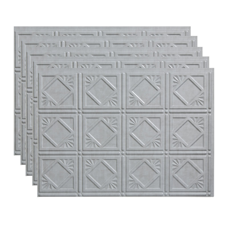 Panneau de dosseret décoratif en vinyle 4 po 18 po x 24 po FASÄDE, Cachemire