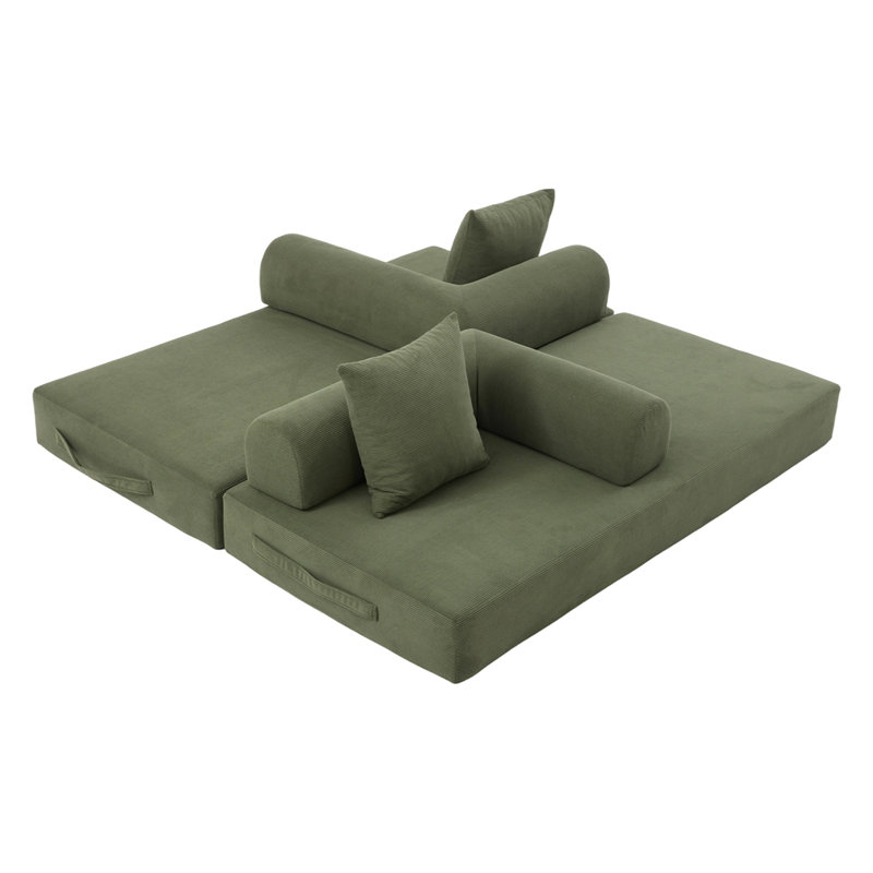 Canapé pliable et compressible, doté d'une structure en métal robuste, il vous permet de créer librement un espace de loisirs personnalisé. Une combinaison de métal moderne et de tissu pour les petits espaces
