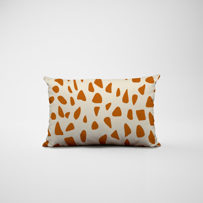 Polyester / Mélange de polyester Housse de coussin rectangulaire intérieure / extérieure lombaire et insert