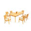 Giva Outdoor 11 - Piece Teak Dining Set-415062061