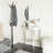 Nya 32.25'' Solid Wood Console Table and Mirror Set