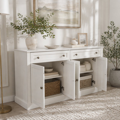 Kitchen Sideboard Storage Buffet Cabinet with 2 Drawers and 4 Doors