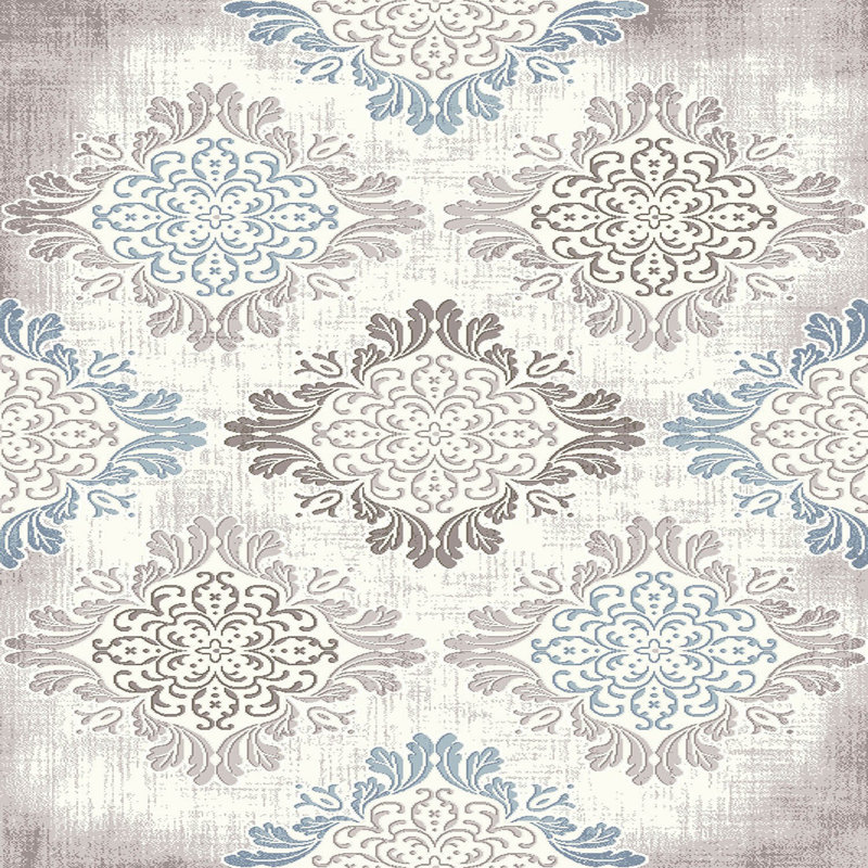 Stylish Woven Carpet, 100% Polyester, Pile Height: 0.3 in | Antibacterial & Non-Slip Underside, 3D Digital Printing | Machine Washable, Perfect for Home Décor, Living Room & Bedroom Use