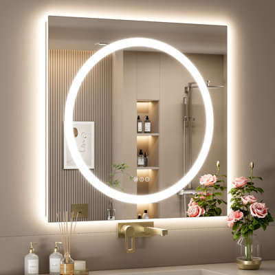 Dimmable LED Bathroom Mirror with Lights