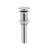 Waterfall Bathroom Faucet - Single Handle With Pop-up Drain (no Overflow), Stainless Steel
