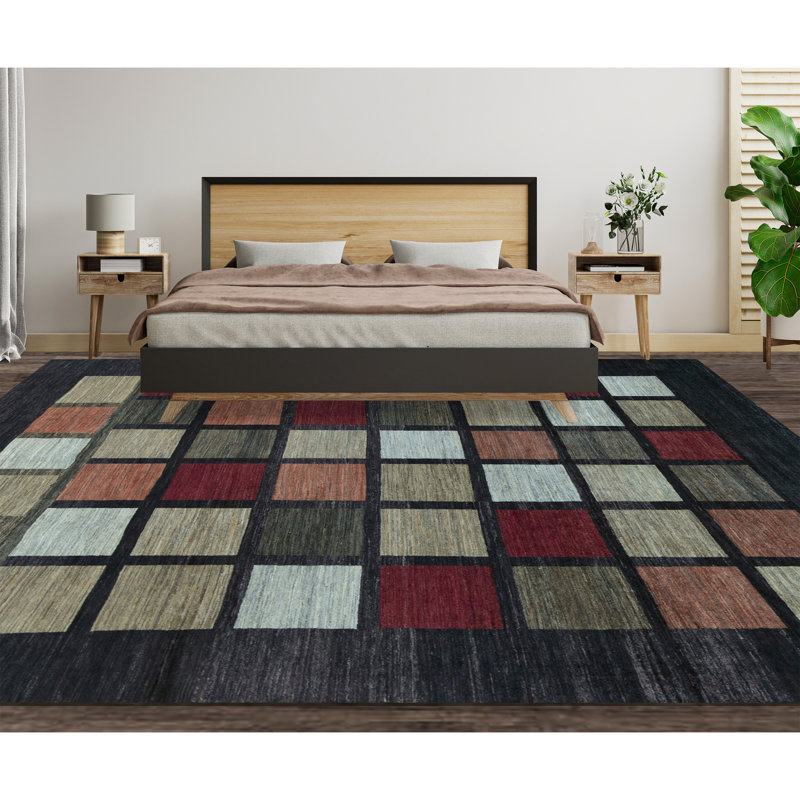Wool Geometric Area Rug
