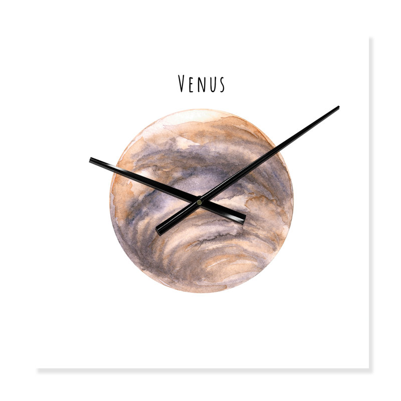 Planète Vénus - Horloge murale bohémienne et éclectique, Moyen