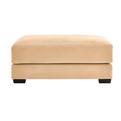 28 po Velours côtelé brun clair, tissu doux et conception modulaire personnalisable pour les chambres d'inspiration indienne