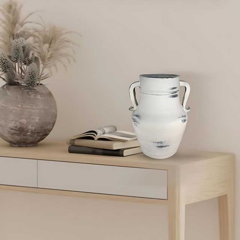 Vase de table Barrel, H 9 po x l 6 po x P 7 po