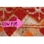 Tapis intérieur en laine orange/rouge 2 pi 9 po x 11 pi 2 po à la main one-of-kind noué la