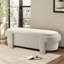 Grand banc de rangement avec repose-pieds polyvalent: spacieux, durable et élégant pour toute pièce-809696416