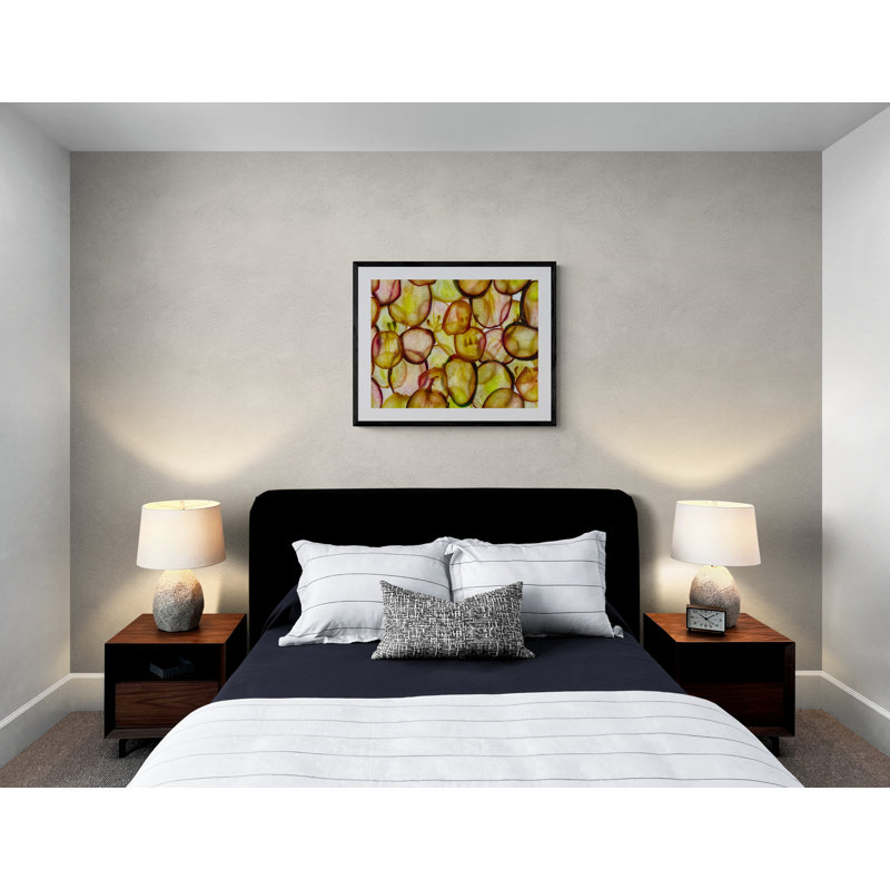 Grape Slices Print by Harold Davis, Black Framed Paper, 25.25" H x 31.25" W