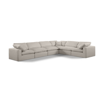Canapé modulaire 6 pièces rembourré