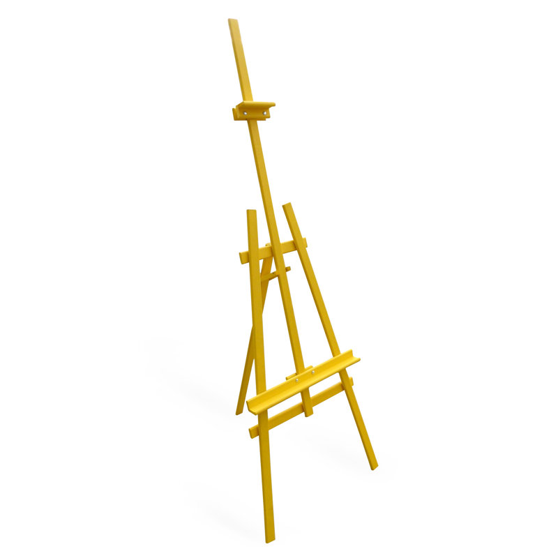 Gargi Ebern Designs Folding Wood Tripod Easel, Yellow, 180'Hx51'Wx45'D