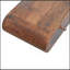 Console murale en bois massif noyer de Californie