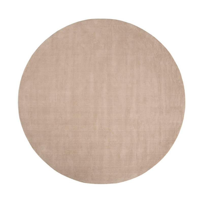 Crowe Wool Doeskin Area Rug, Round 9'9"