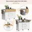 142.5 cm W Kitchen Island with Top-35778934