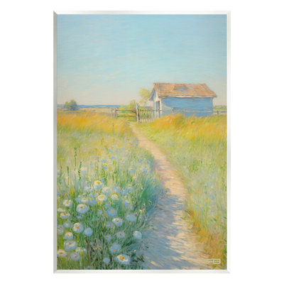 Charming Countryside Trail Wall Plaque Art by RB