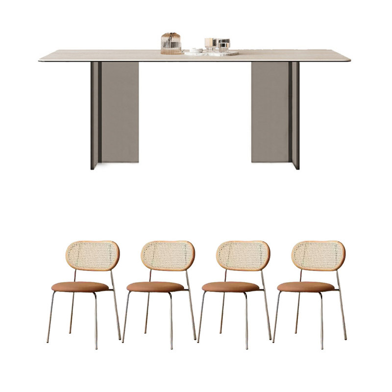 Ensemble de table de salle à manger Vintage, H 29,53 po x L 70,87 po x l 31,5 po