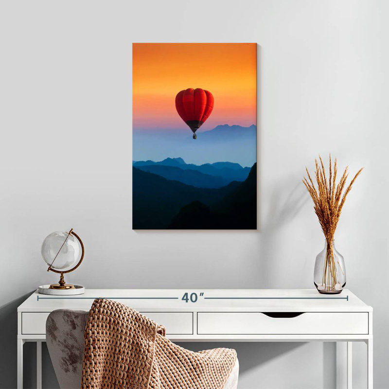 Mehar Hot Air Balloon Sunset Flight, 24" H x 16" W