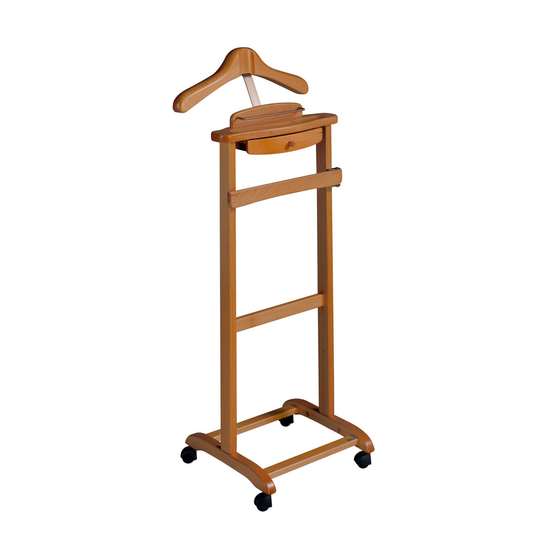 Freestanding Valet Stand with Storage