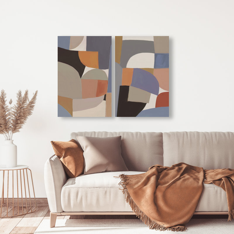Muted Prelude Set Set by Oliver Gal, 30"H x 20"W, Gallery Wrapped