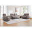 Cupar Electric Power Fabric Reclining Sofa -295279552