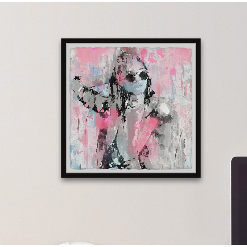Reproduction d’art encadrée « party sleep repeat », H 24 po x l 24 po x P 1,5 po