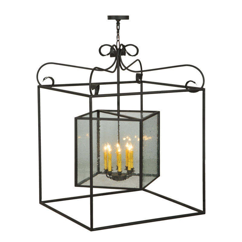 Lustre carré 36 po Kitzi