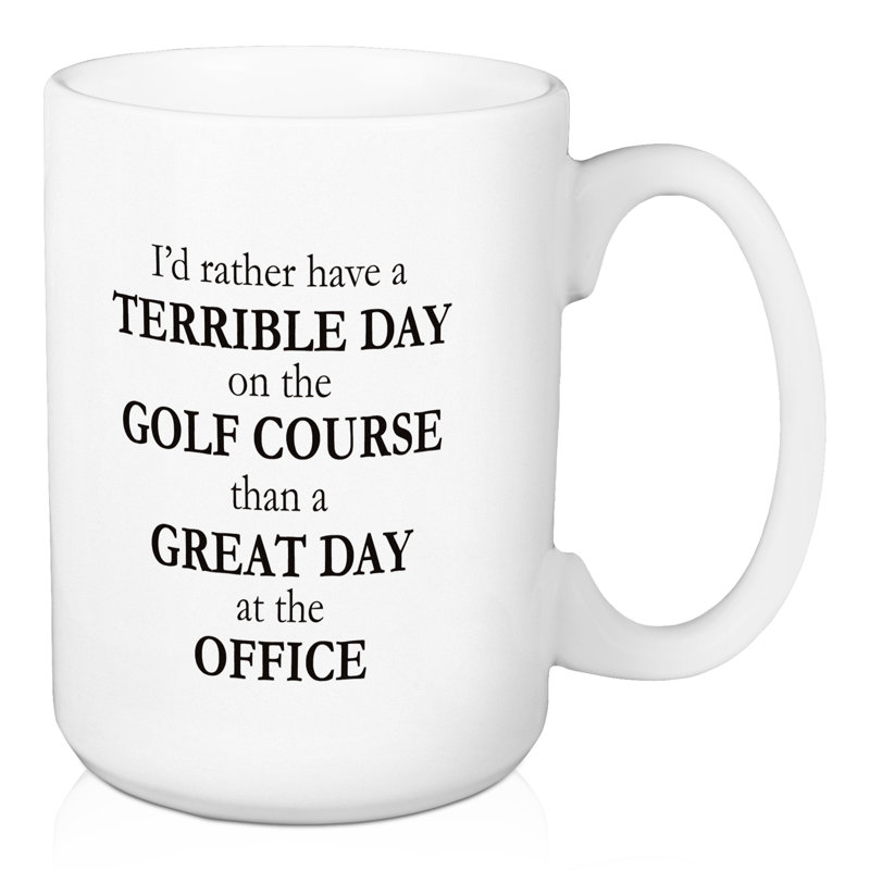 Tasse à café golf course