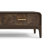 Adden Mid-century Modern 2-drawer Coffee Table With Figured Burl Veneer Fronts, Wood Frame & Brass-tone Pulls-123524954