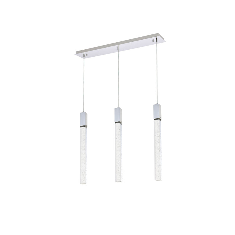 Aliha 3 - Light Kitchen Island Pendant, Chrome