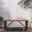 Banc de jardin en bois massif Avaani