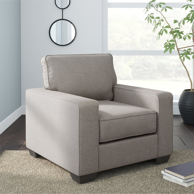 Greaves Upholstered Armchair, Gray