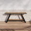 Console en bois massif de 60 po, conception de ferme moderne étroite avec pieds en angle pour couloir - couleur noire-1405484730-1376479682