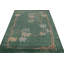 Rug & Kilim’S Chinese Art Deco Rug In Green With Brown And Blue Floral Patterns-520560982