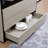 3-drawer Dressing Table With Open Storage Space, Suitable For Bedrooms, Living Rooms, And Hallways, Drawer Dressing Table Nightstand, Two-tone Finish