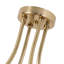 Plafonnier semi-encastré de style lustre moderne 8 lumières 24 po Jackeline-1516252563